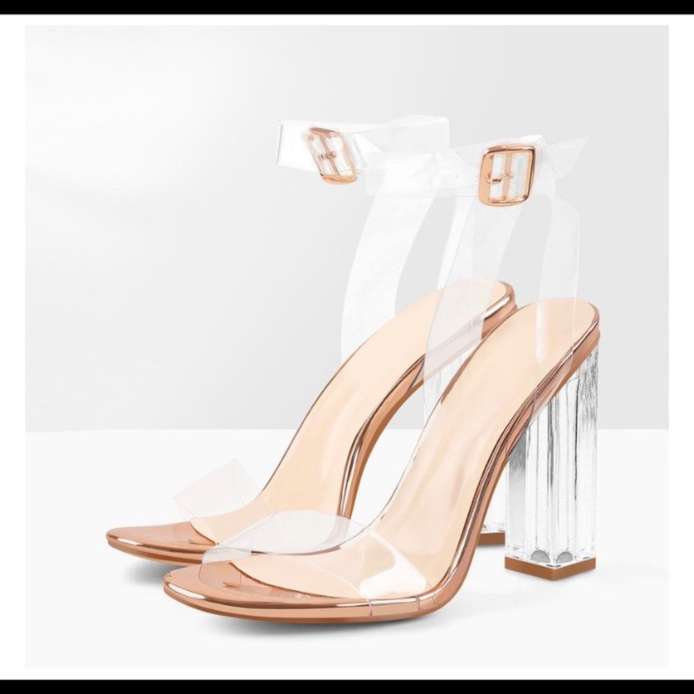 BRAND NEW!!! OnlyMaker Clear Sandals!!!! US SZ 14